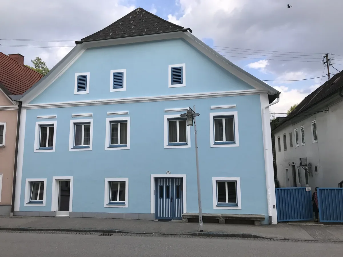 Außenansicht des Galeriegebäudes in Eferding